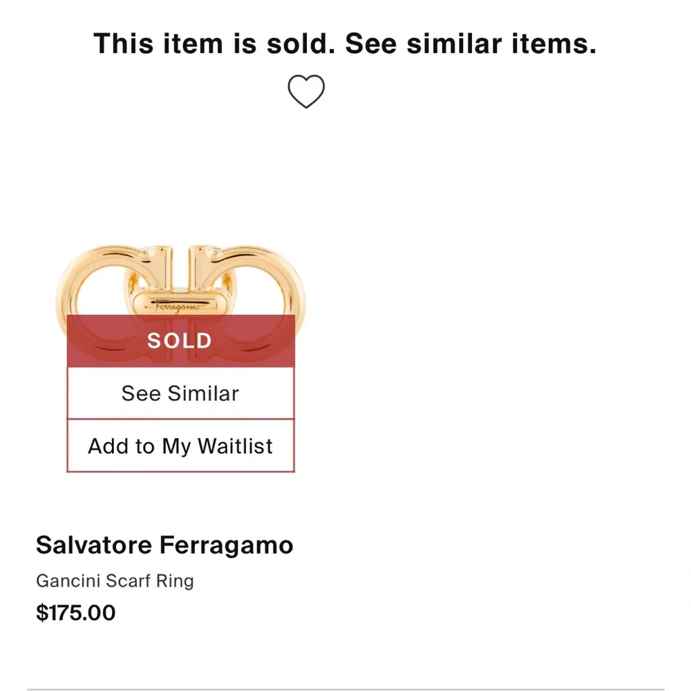 Salvatore Ferragamo silk double sided Twilly with gold‎ Gancini scarf ring